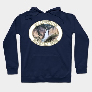 Lower Yellowstone Falls at Yellowstone National Park in Wyoming Hoodie